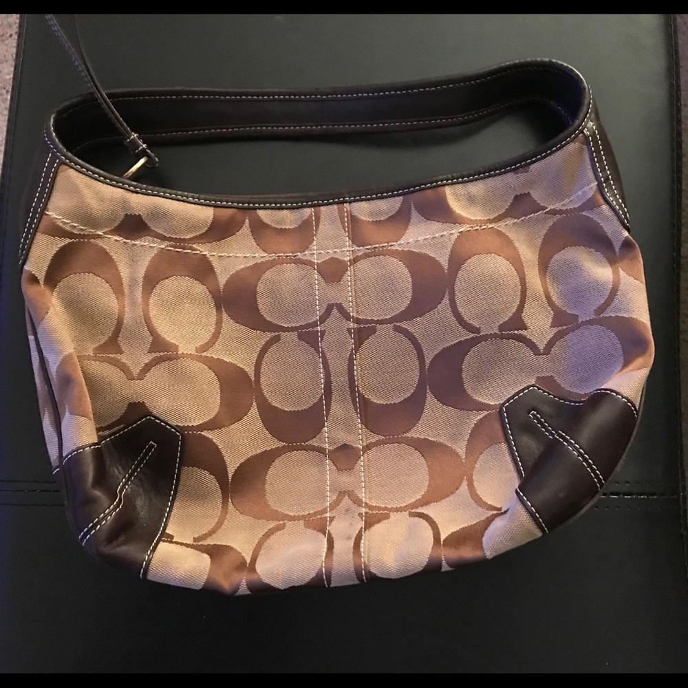 Coach bag; practically brand new; gently used